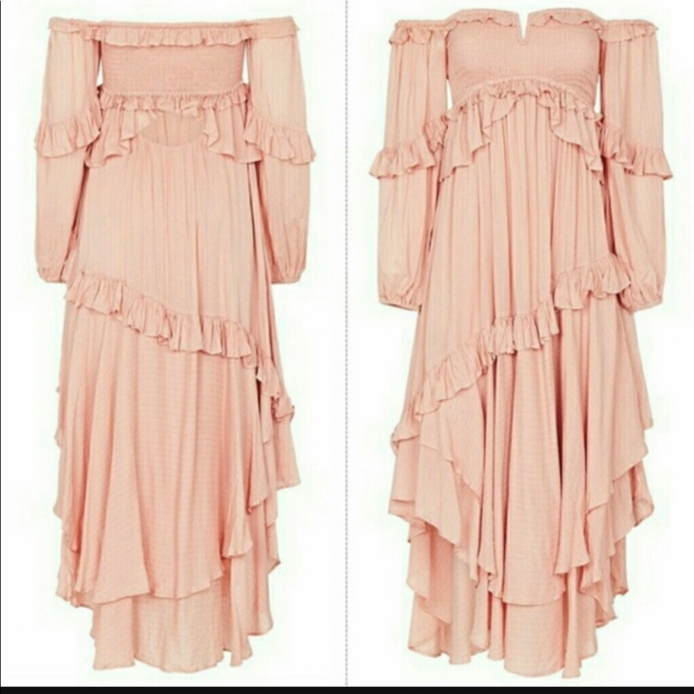 Spell Clementine Mermaid Dress Musk sz L